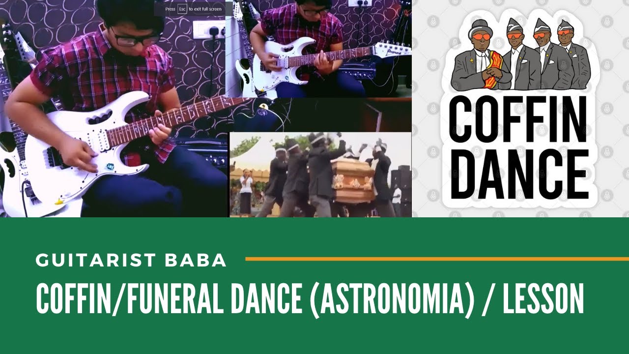 Coffin/Funeral Dance Meme | Astronomia | Guitarist Baba | Guitar Lesson