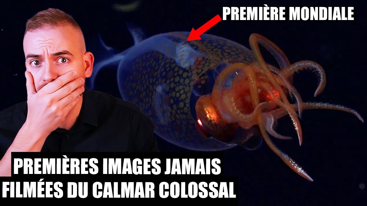 Première Vidéo au Monde du Calamar Colossal — Voici Ce Qu'on Sait