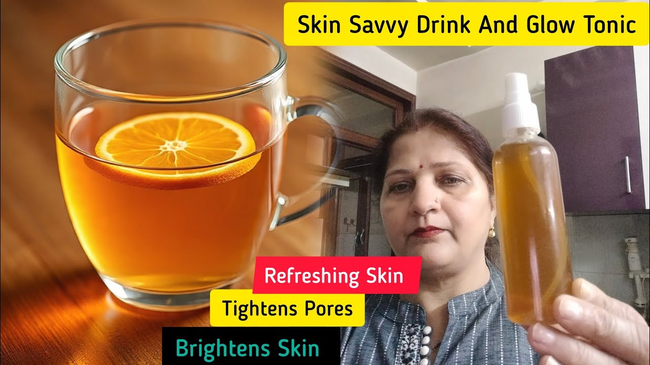 Glow Up With 🍊 Orange Peel Tea & Revive Your Glow With Skin Tonic Spray✨| Instant Glow And Fair Skin