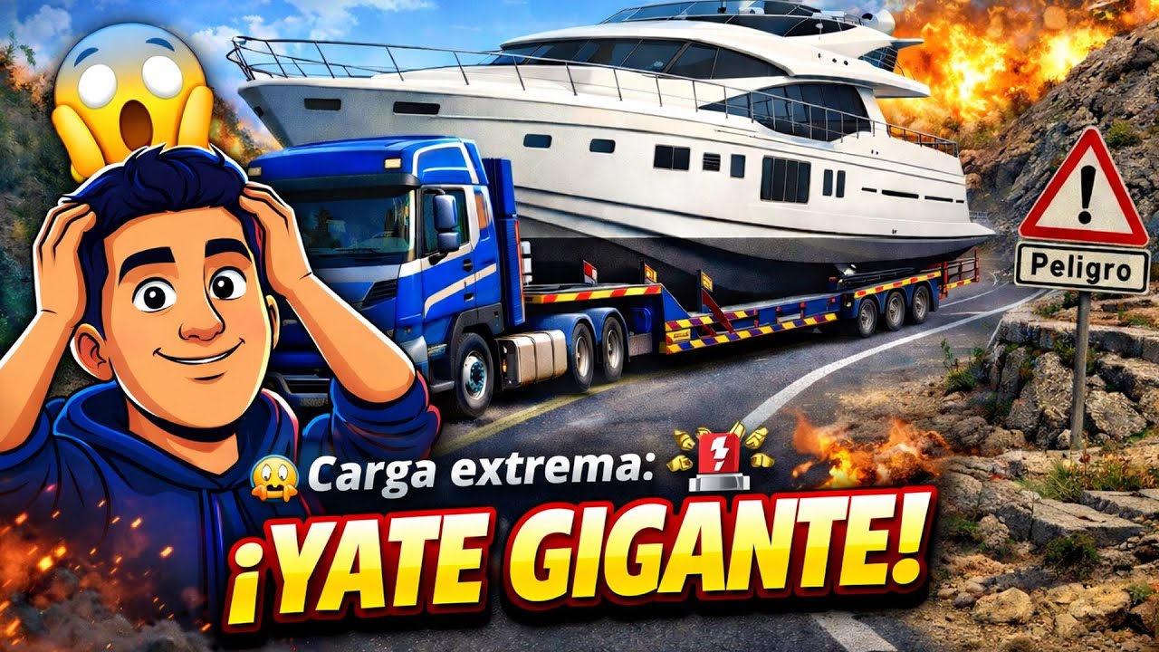 ⛵ TRANSPORTE ESPECIAL de YATE GIGANTE | EURO TRUCK SIMULATOR 2