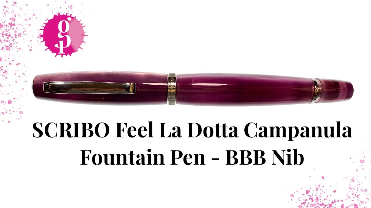 SCRIBO La Dotta Campanula Fountain Pen BBB Nib