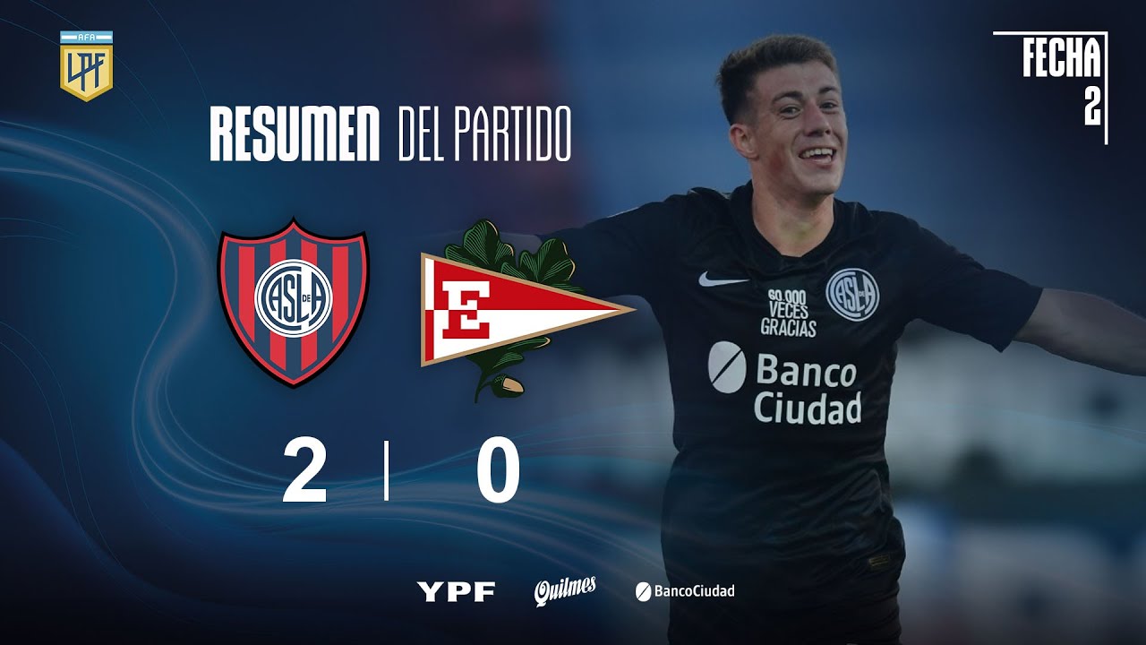 Copa Liga Profesional | Fecha 2 | resumen de San Lorenzo - Estudiantes