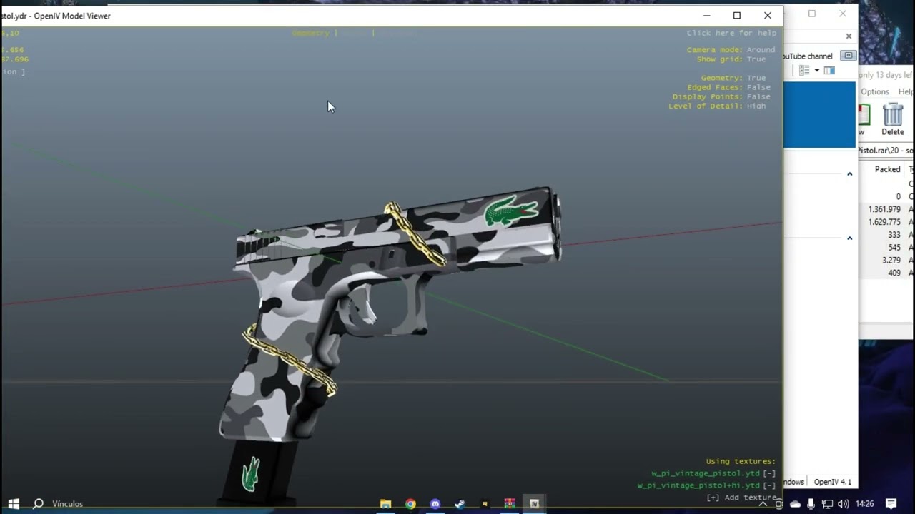 como poner mods skin de armas en GTAHUB RAGEMP