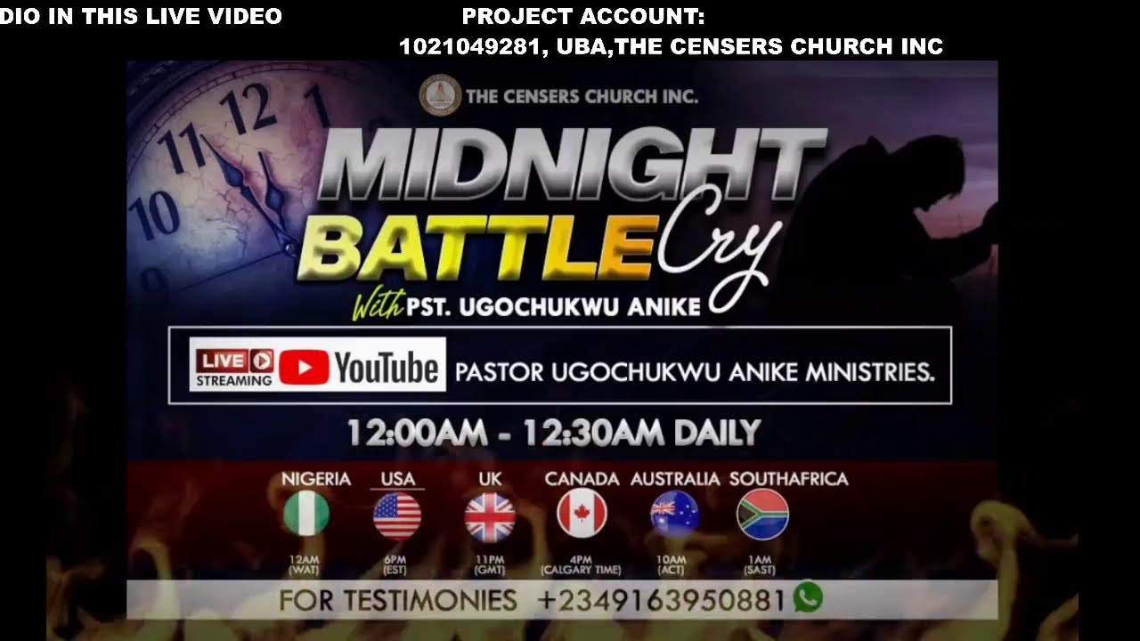 WELCOME TO MIDNIGHT BATTLE CRY // 29TH JANUARY 2026
