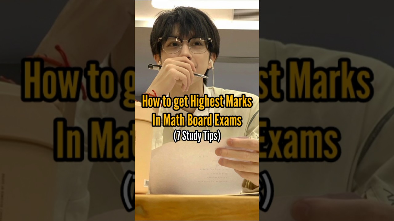 Tips to become Maths Topper (7 Study Tips📚) #mathematics #maths  #study