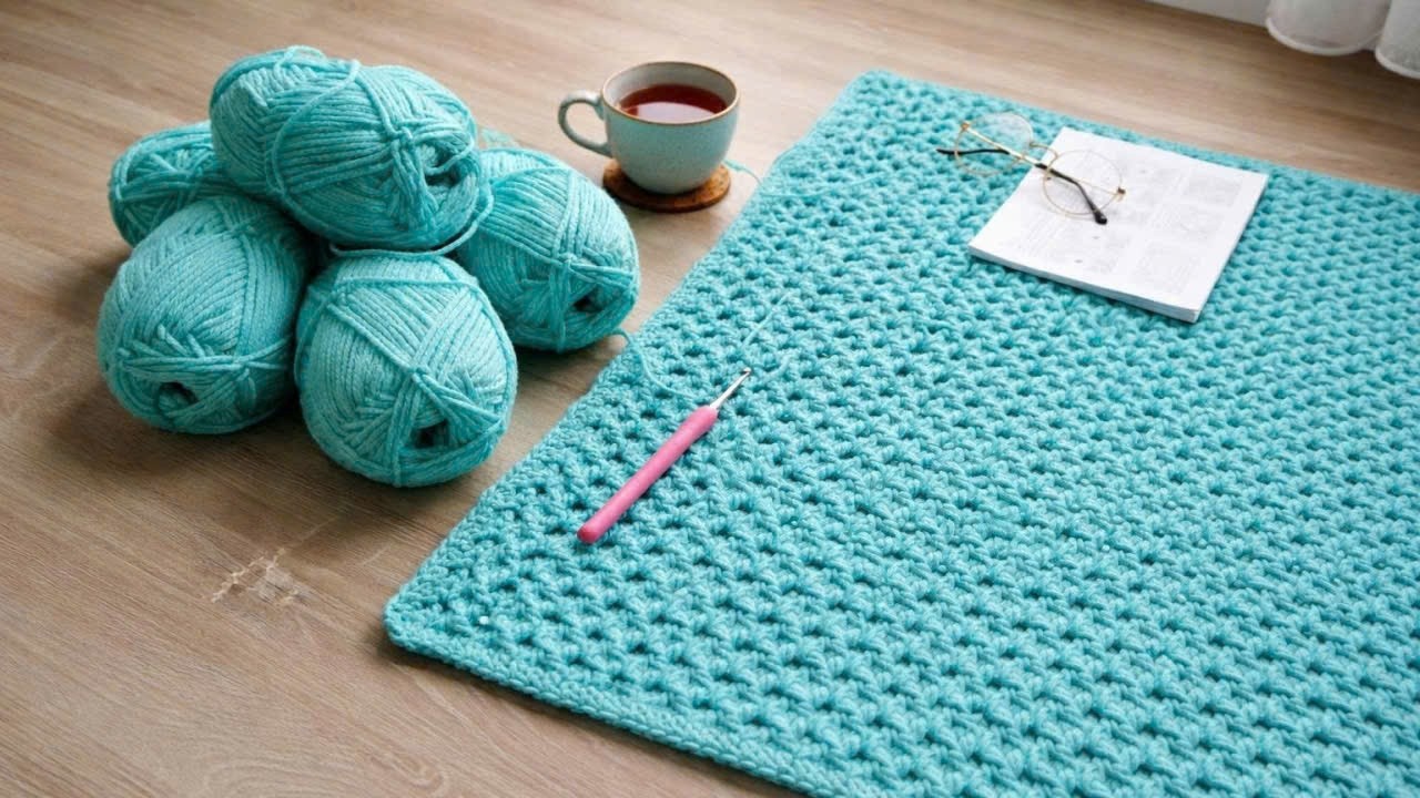 THE EASIEST TEXTURED CROCHET STITCH FOR A SUPER SOFT BLANKET! 🧶 BEAUTIFUL & BEGINNER-FRIENDLY!