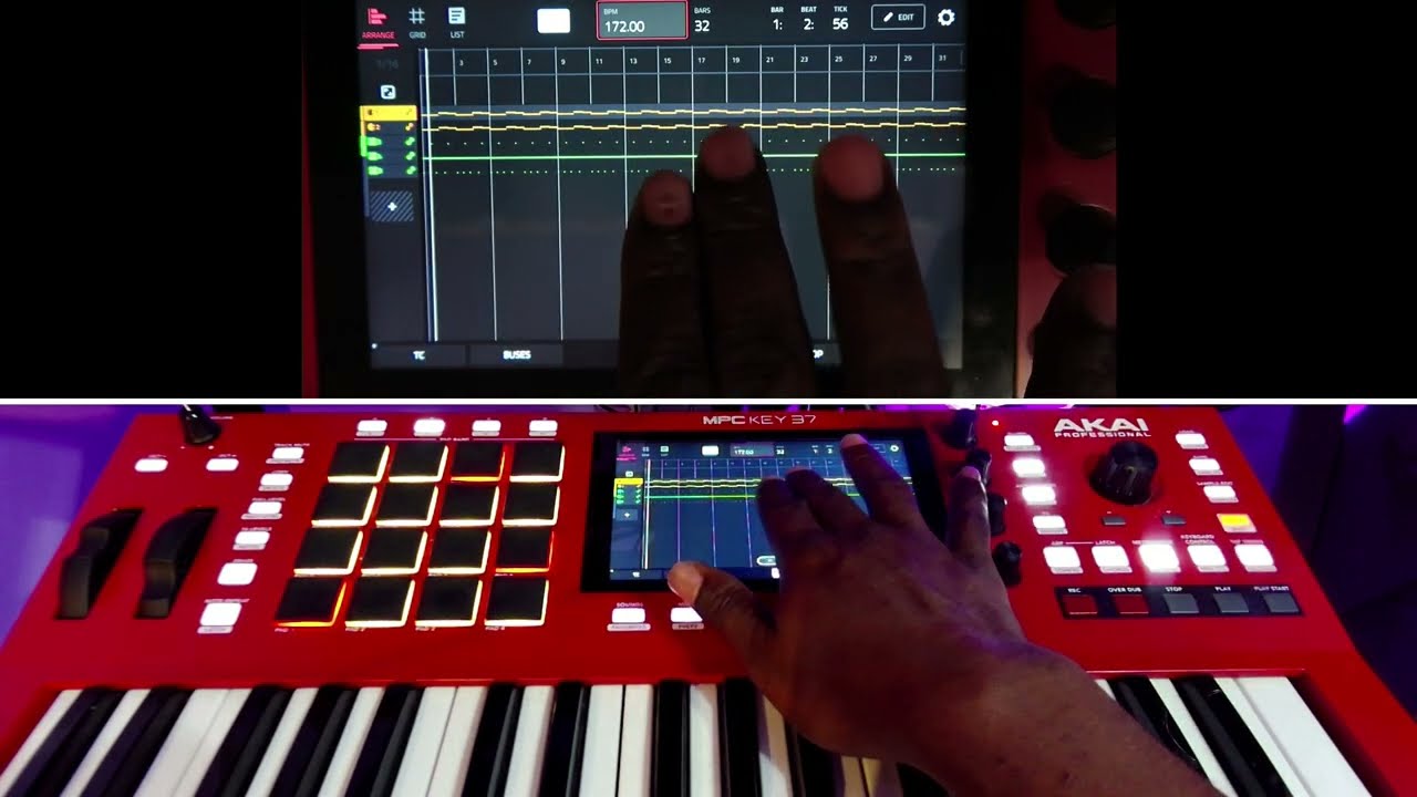 AKAI MPC key 37 how to arrange for beginners(adding drops)