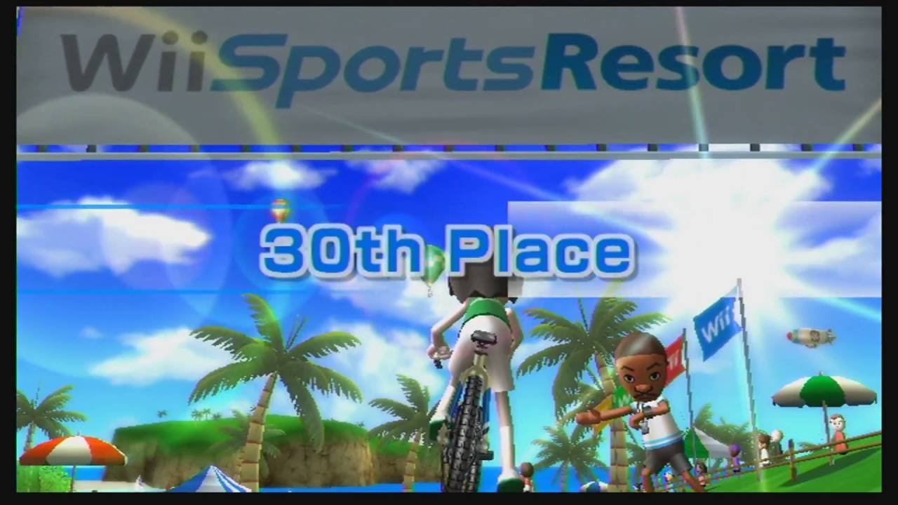 Wii Sports Resort Cycling Up The Volcano
