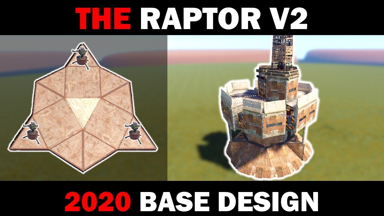 Raptor V2 - Introduction of Solo/Duo/Trio Base 2020 | RUST