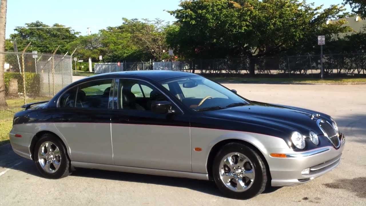 FOR SALE 2002 Jaguar S-Type 3.0 Sedan Custom Paint Black & Sliver