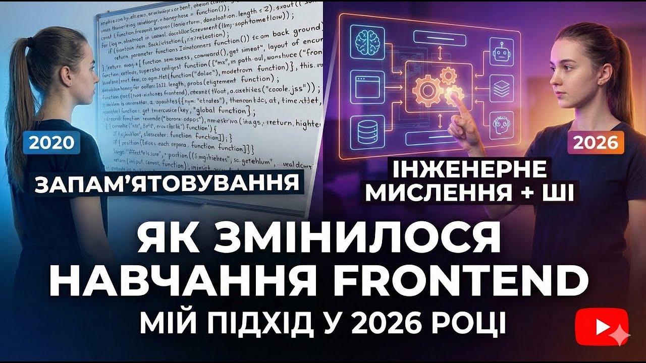 🆕 Як опанувати Frontend в епоху ШІ?