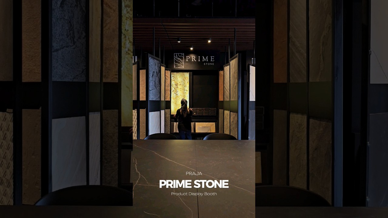 Prime Stone , Product Display Booth at PRAJA Showroom , #PrimeStone #PRAJA #StoneVeneer