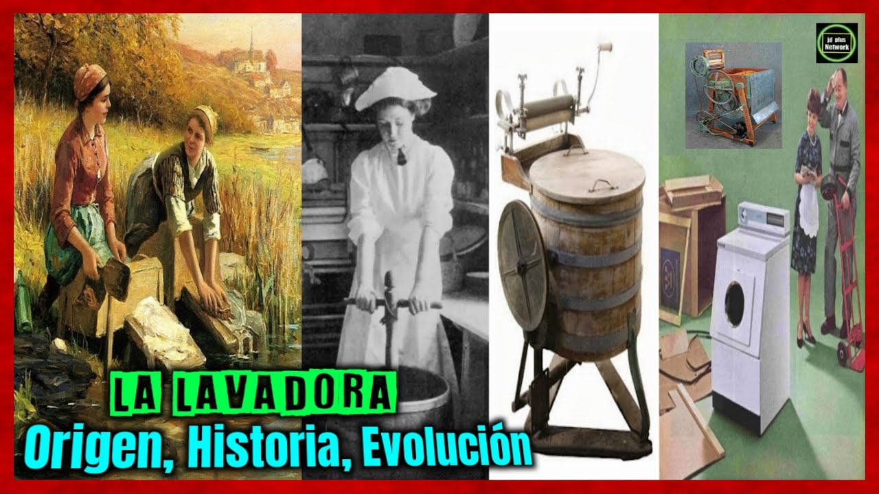 🧼La Historia de la lavadora 🗻🪣🧼¿Quién inventó la lavadora?🪣👕 Evolución de lavadora🔌 🪣👕