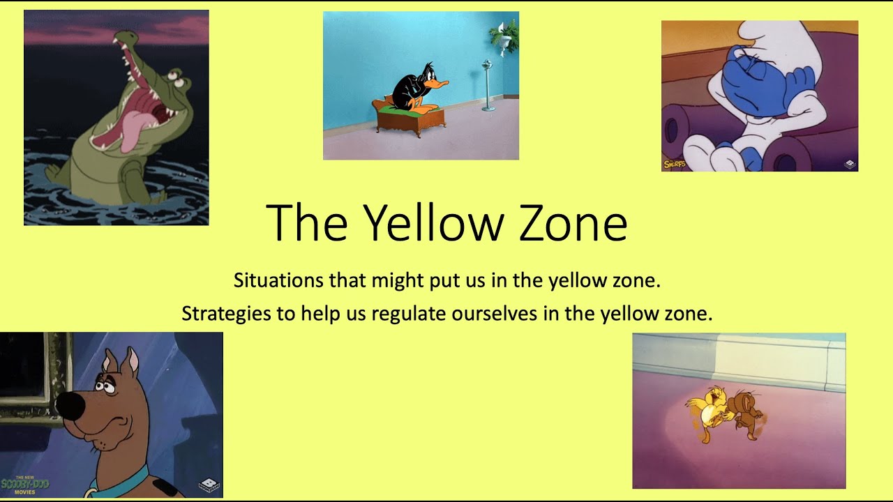 Yellow Zone - Situations that might put Kids in the Yellow Zone and How to Regulate