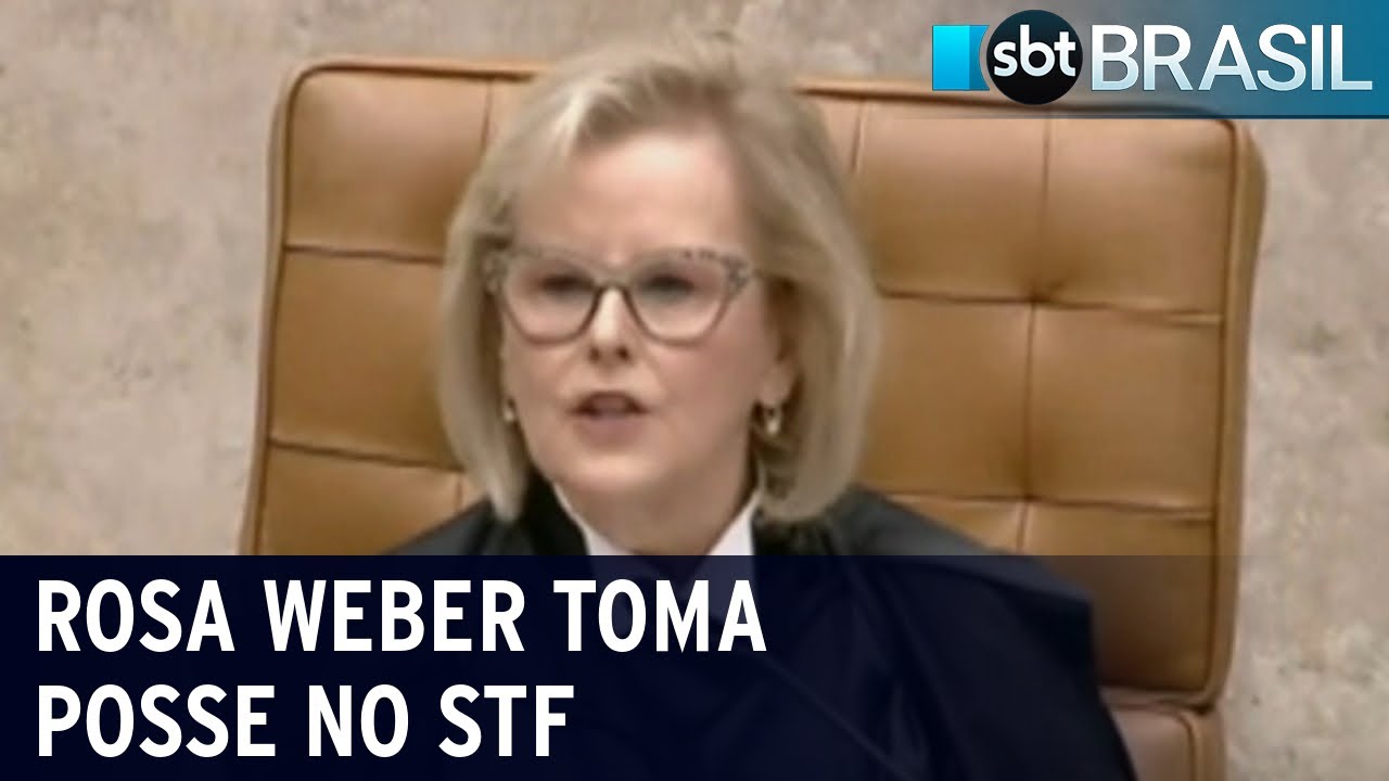Ministra Rosa Weber toma posse como presidente do Supremo Tribunal Federal | SBT Brasil (12/09/22)