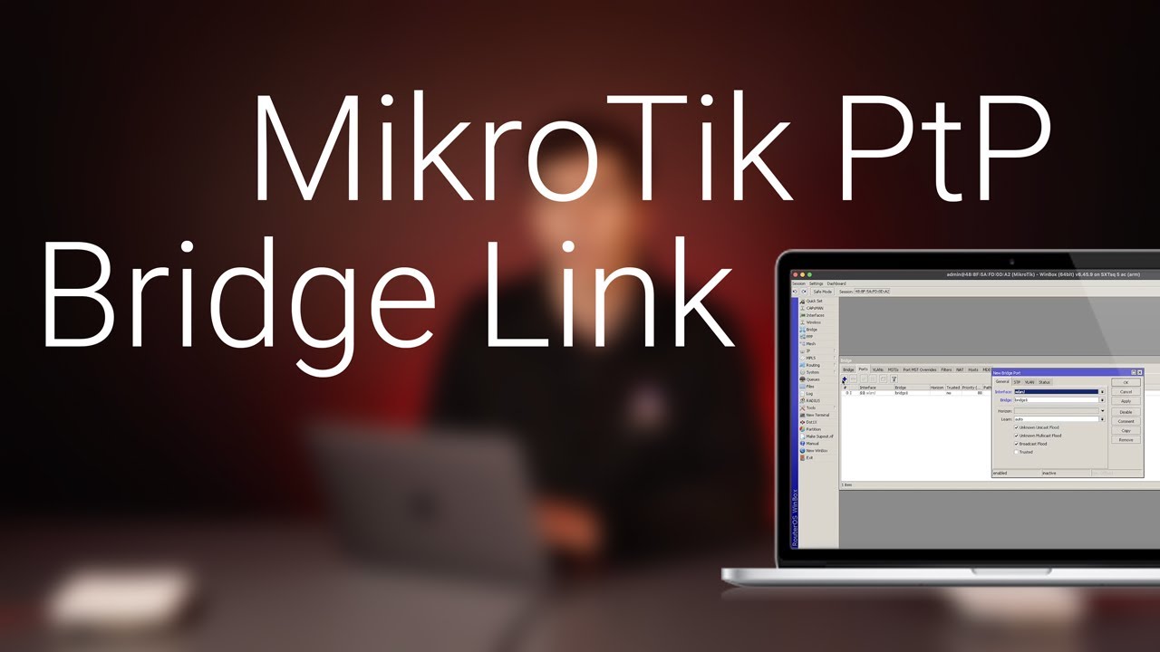 Как создать мост MikroTik PtP