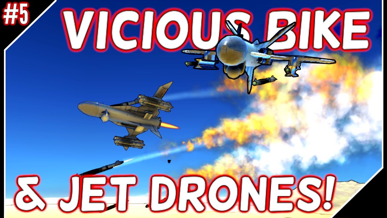I Made The Most Vicious Children - Jet & Bike Drones! | From The Depths| Land Adventure Gameplay