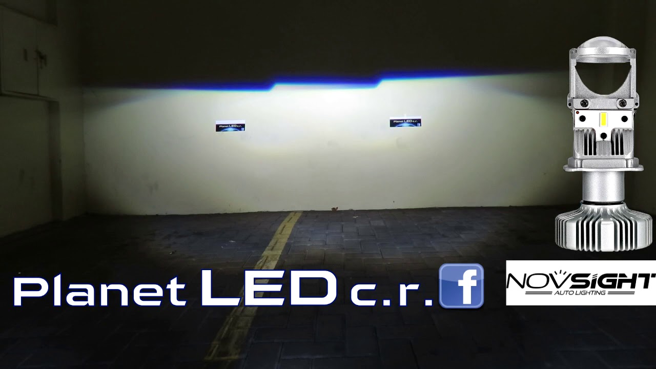 Led H4 NovSight con Lupa integrada (prueba con 2 Bombillos)