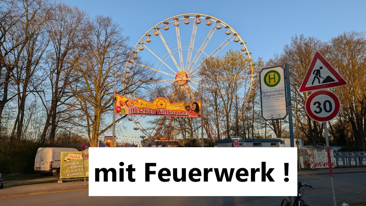 Die Frühjahrskirmes an der Radrennbahn am 04.04.2025