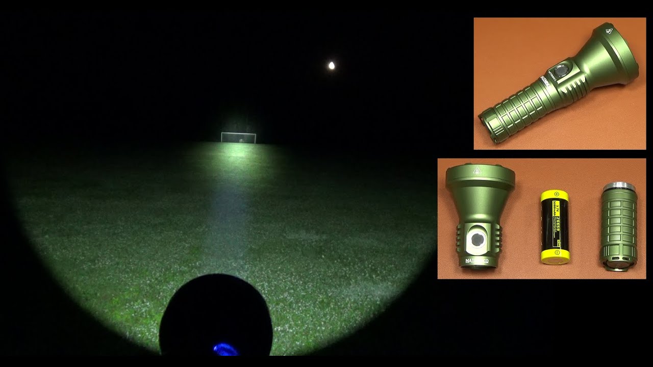 Mateminco MT-70-Mini-S Flashlight Review (Now $42 At Flashlightgo.com!) 1280 Meters of Throw