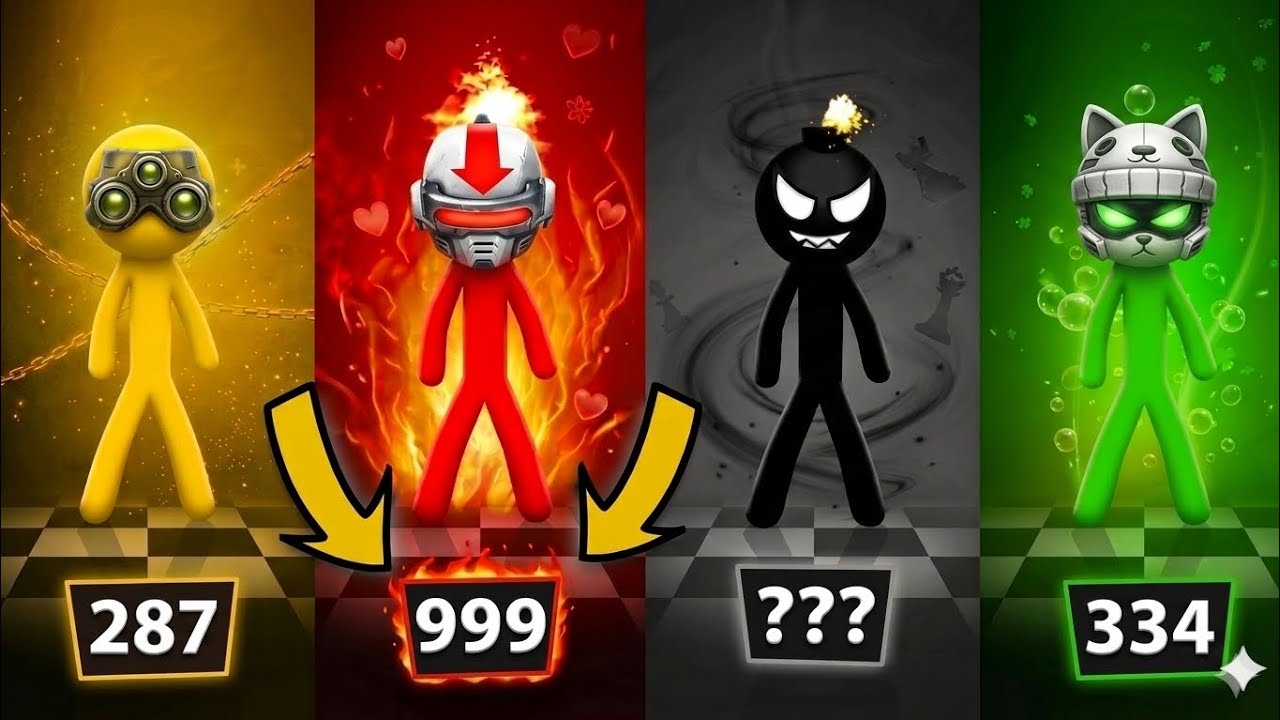 Stickman Party: From Level 1 to Level 100 Tournament