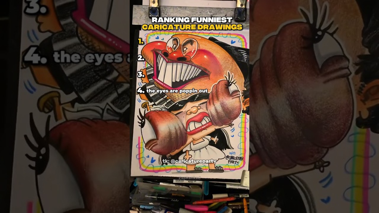 Ranking Funniest Caricature Drawings (Part 10)