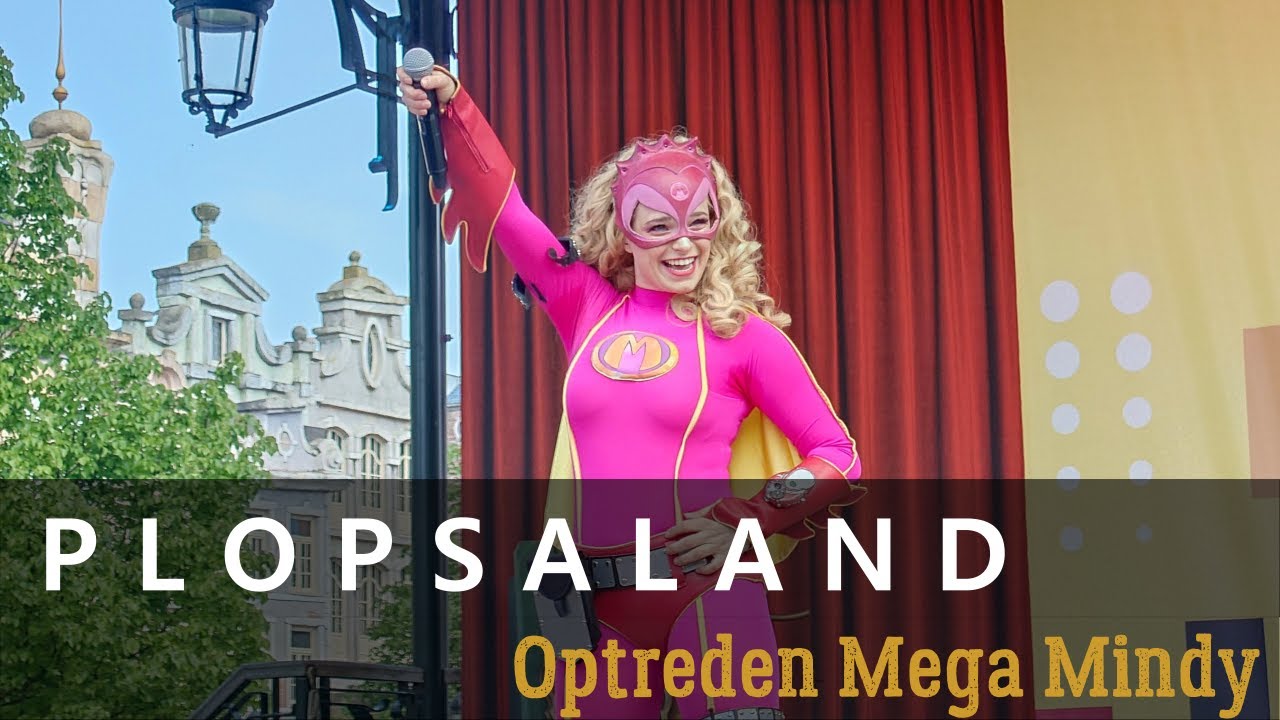 De enige echte Mega Mindy @ Plopsaland De Panne Belgium - Wat een leuke show! (4K)