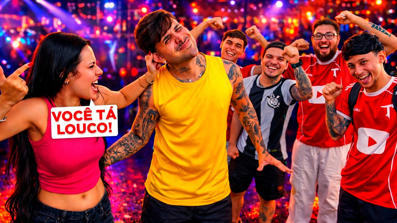 FLAGREI O TASPIO SAINDO ESCONDIDO PARA A BALADA! *br1ga feia