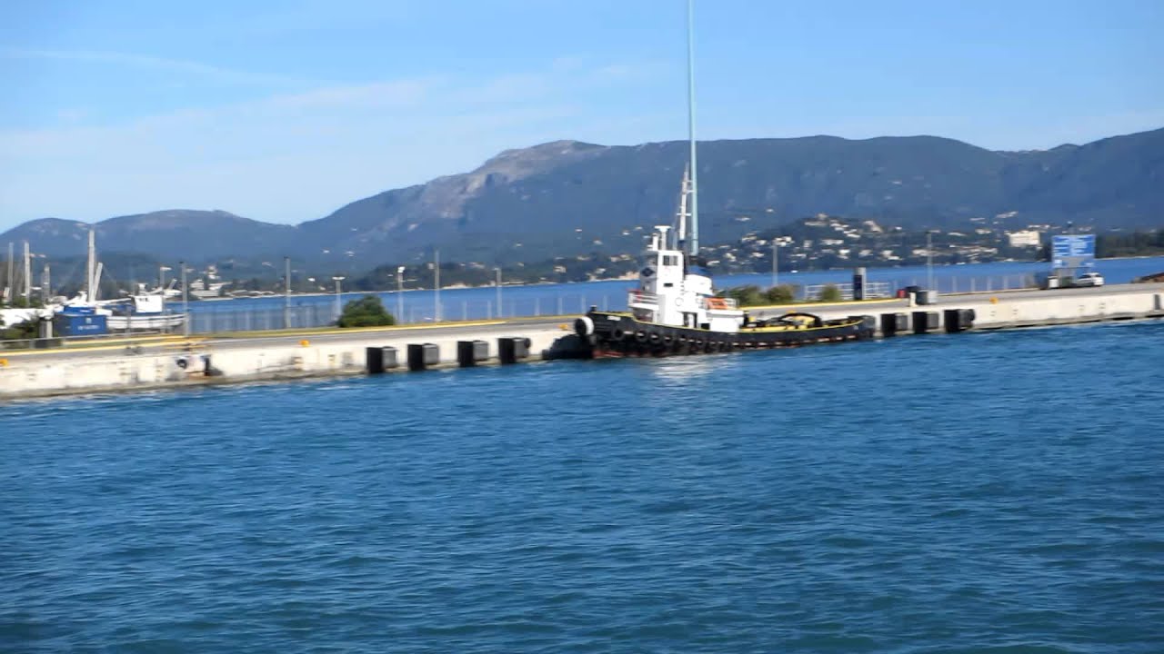 Kerkira: In the Old Port, we embark on the Christina Vessel