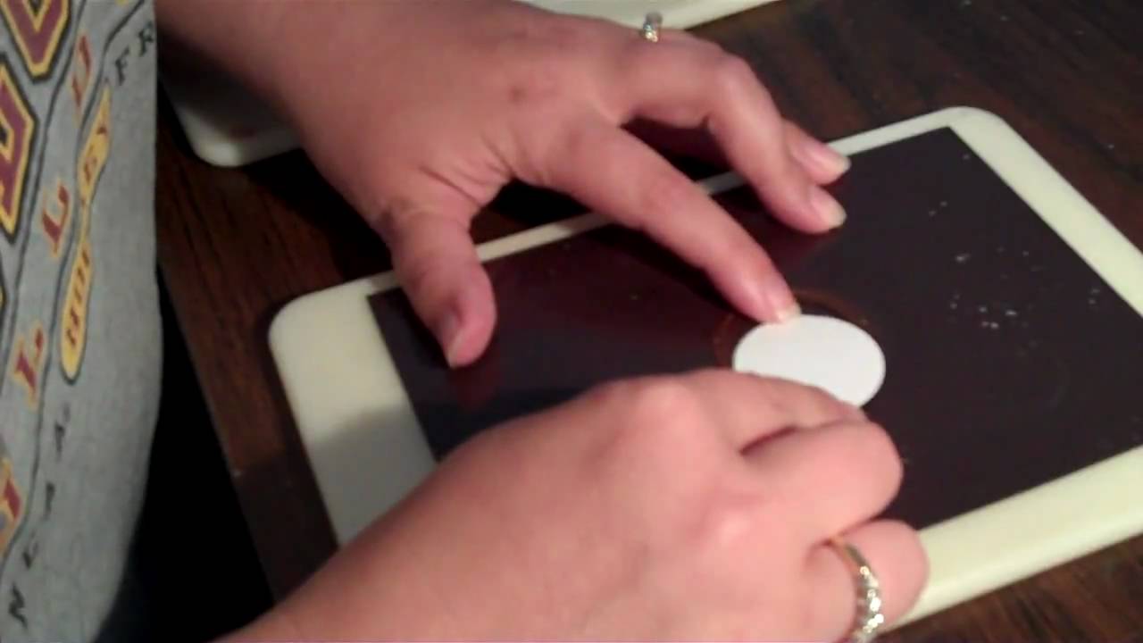 Making Leaves with a Circle die Template from Spellbinders