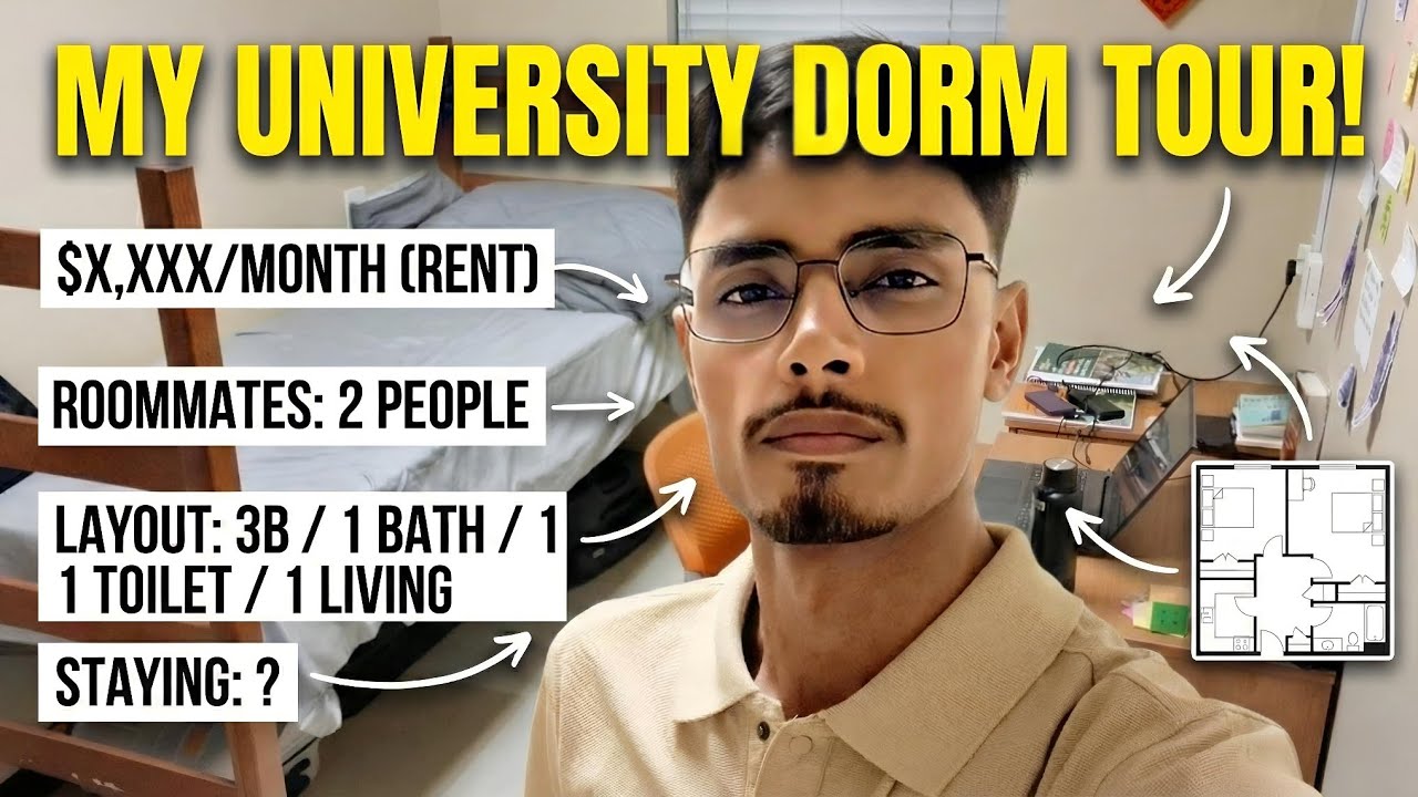 My UTD Dorm Tour: Capella Hall Suite ☄️