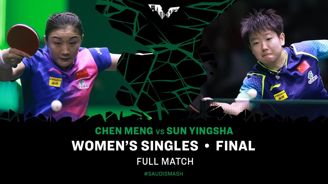 FULL MATCH | Chen Meng vs Sun Yingsha | WS F | #SaudiSmash 2024