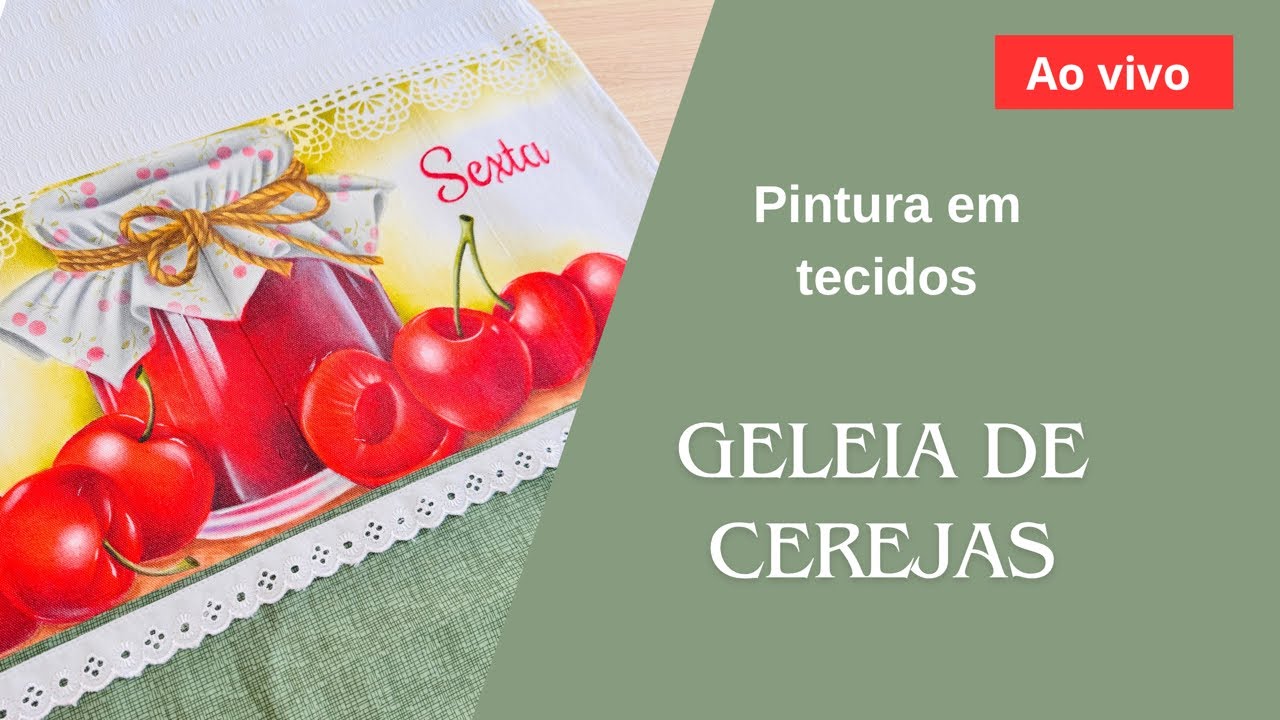 Como pintar geleia de cerejas / APOSTILA GELEIAS DE FRUTAS DA ANGEL-aula 05