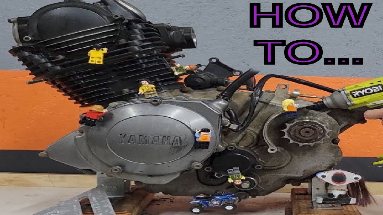 Как перебрать цилиндр и головку Yamaha Warrior 350 от начала до конца.