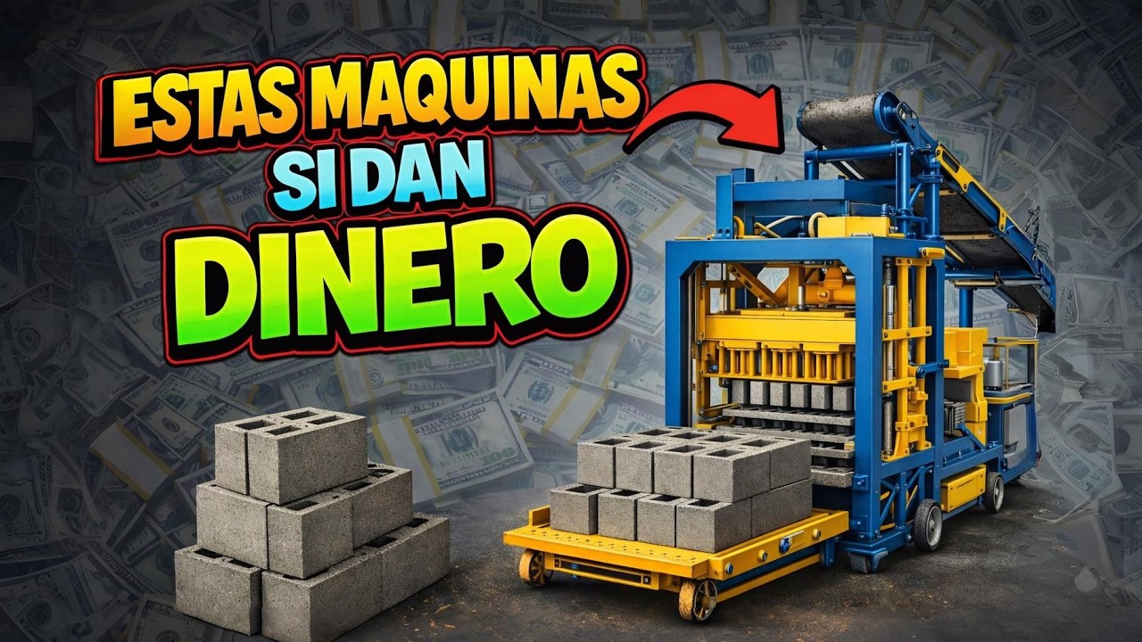 3 Máquinas Industriales Que Te Pagan Bien en 2026 – Negocios Rentables Paso a Paso