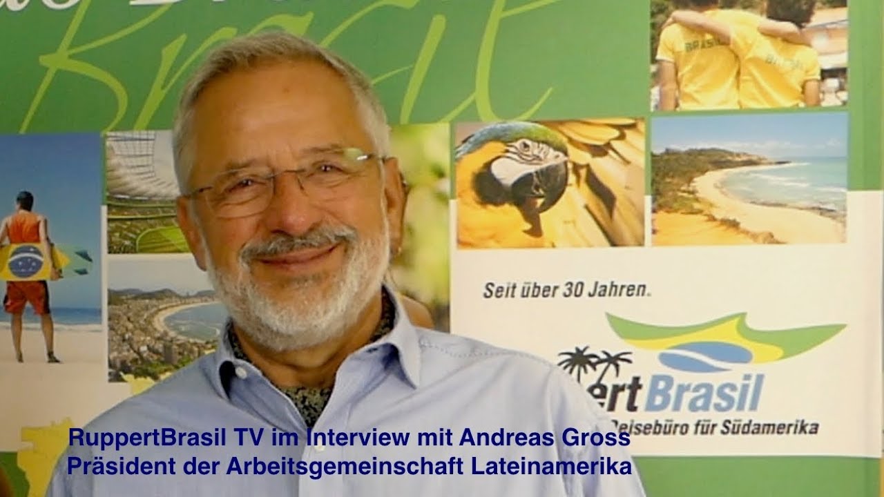RuppertBrasil TV Interview mit Präsident ARGE Lateinamerika Andreas Gross
