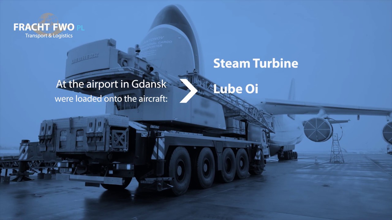 Fracht FWO Polska – the loading into Antonov An 124 at the airport in Gdańsk