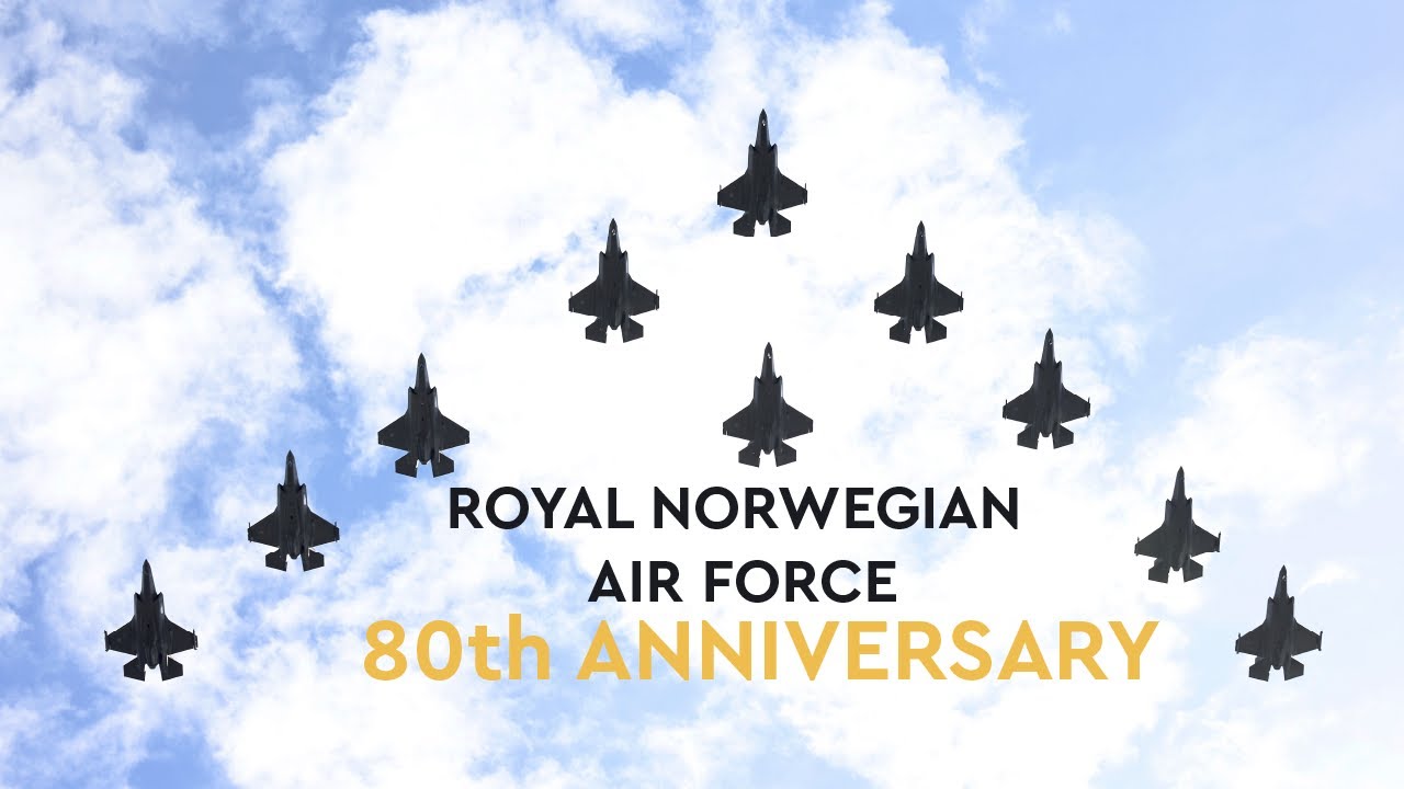 Royal Norwegian Air Force 80th anniversary