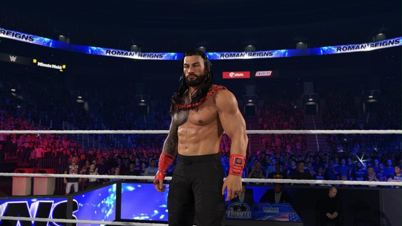 WWE 2K25 Fatal 4 Way : Falls Count Anywhere Match