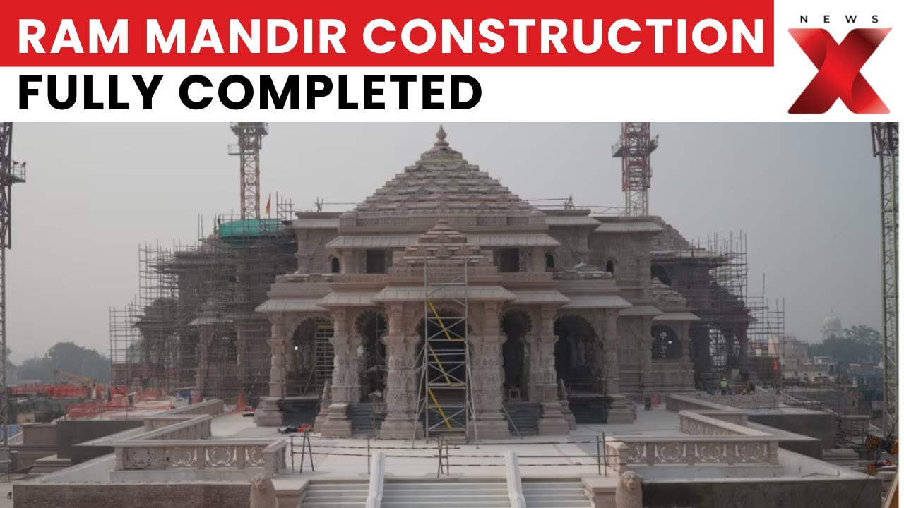 Ram Mandir Construction Complete; Shrines, Mandapas, and Landscaping Finalized in Ayodhya