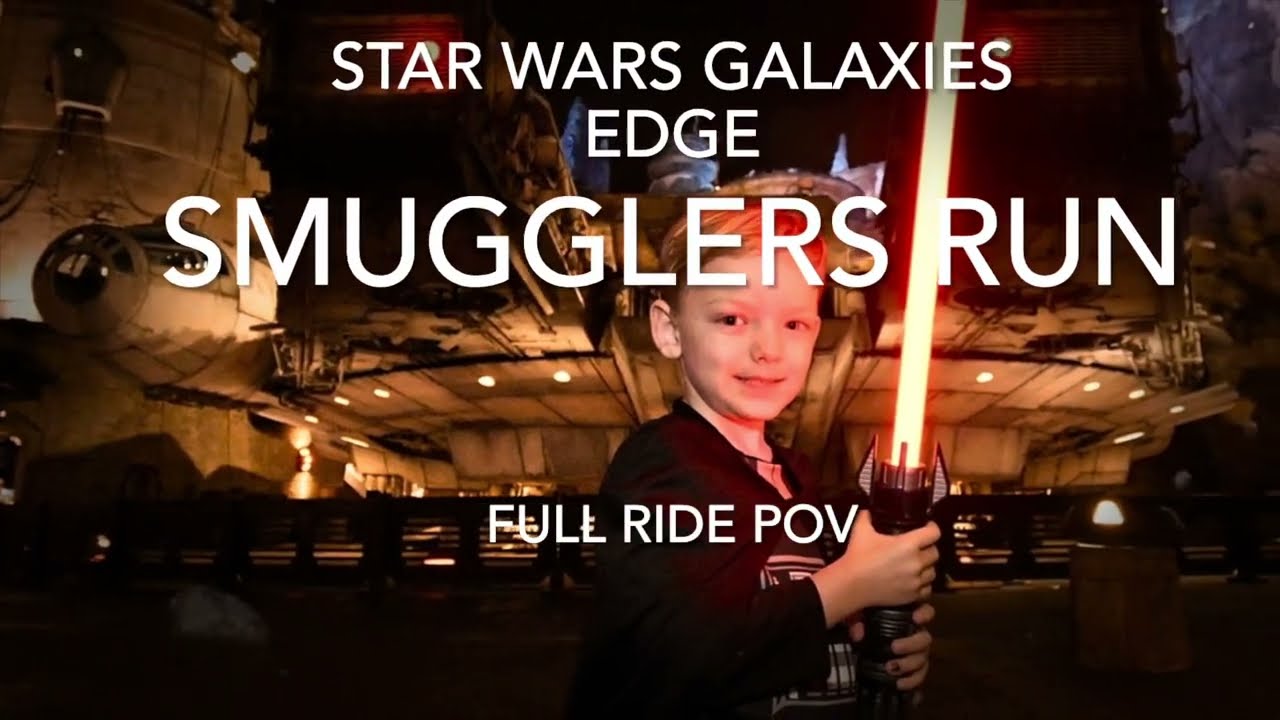Millennium Falcon Ride | Disney World Florida | Star Wars | Smugglers Run | POV 
