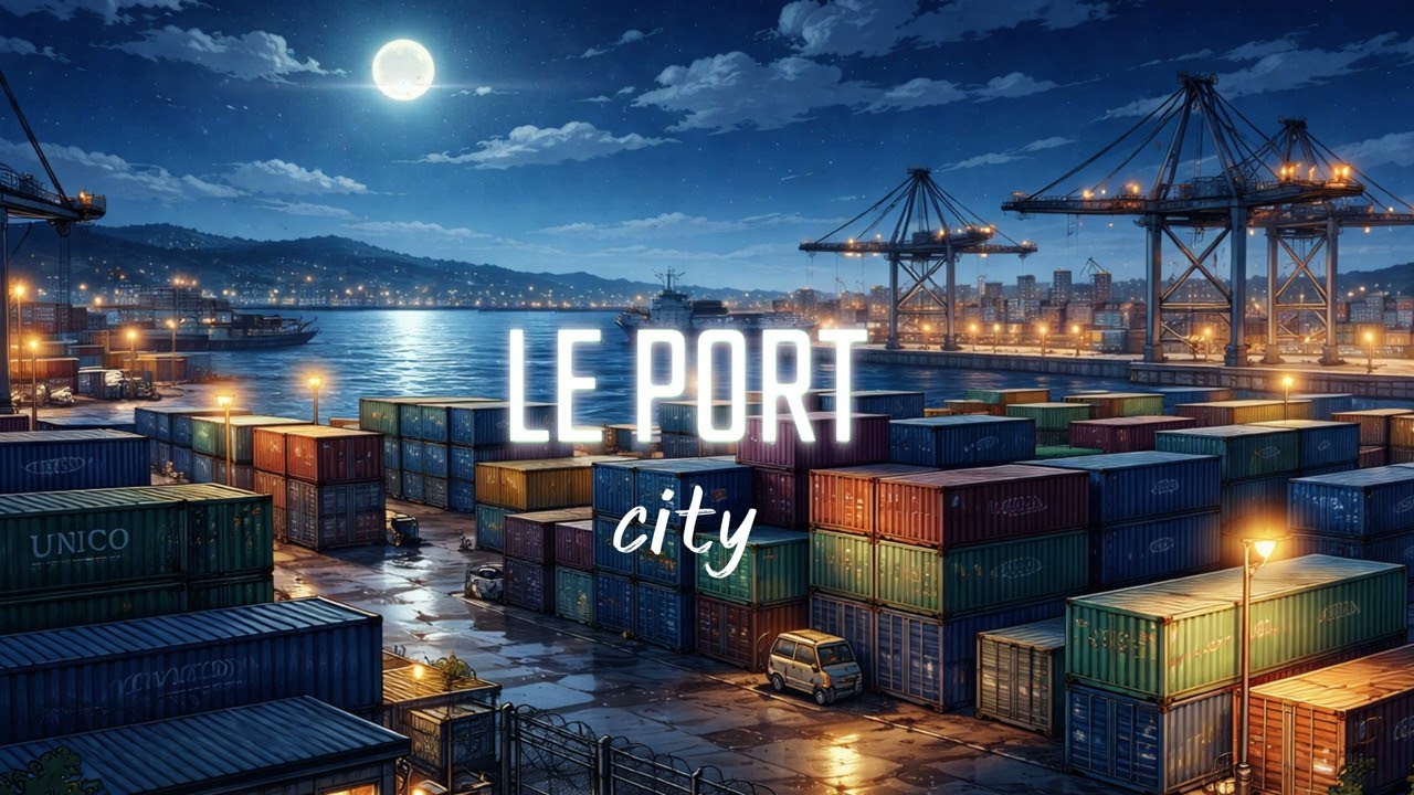 Le Port City 🏗️ ⚓ Chillhop Night vibes Lofi Reunion Island