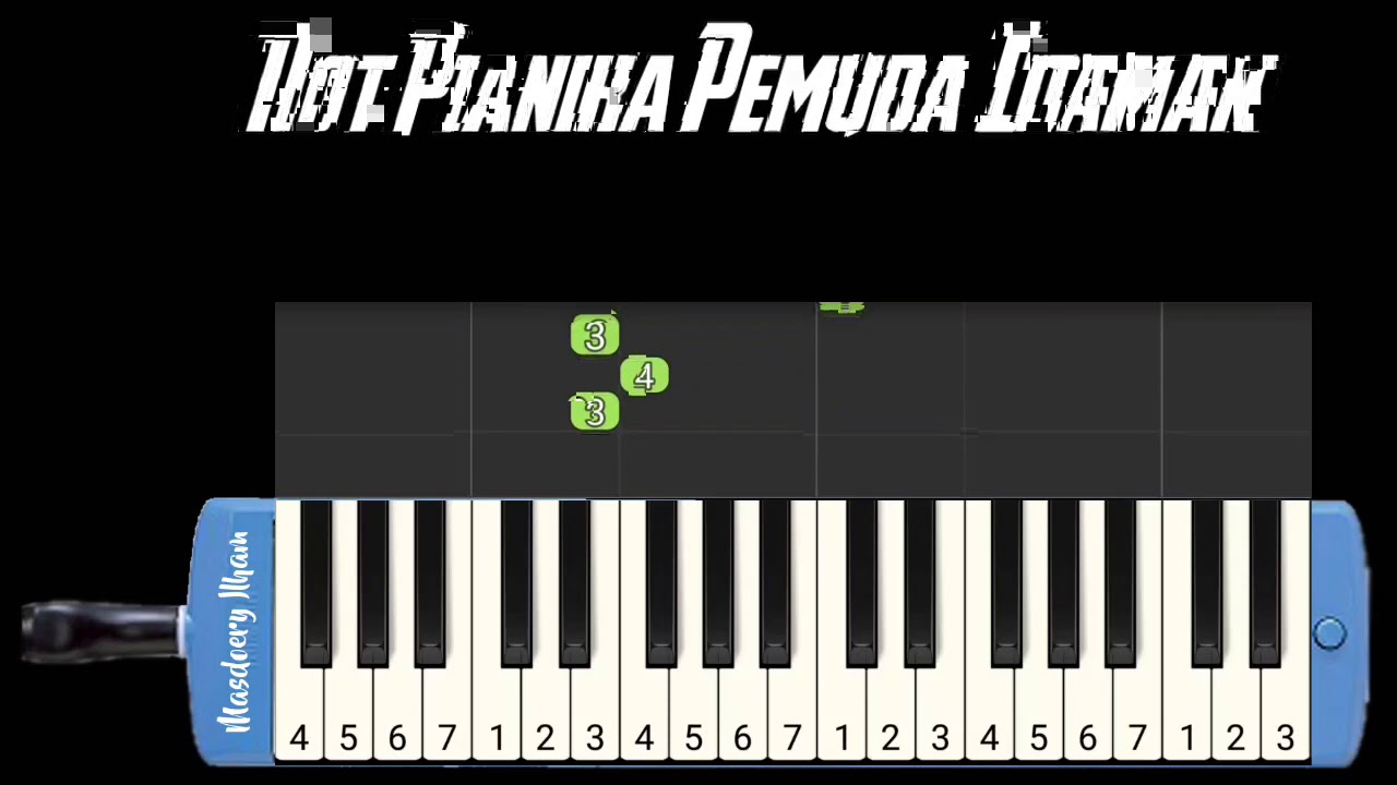 Not Pianika Pemuda Idaman || Not Pianika Lagu Tarling