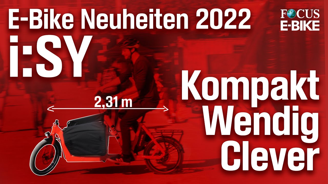 E-Bike mit 2,31 m Länge und super-kleinem Wendekreis von i:SY | FOCUS E-BIKE Neuheiten 2022