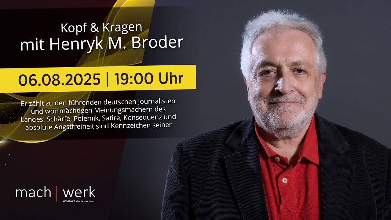 Kopf & Kragen mit HENRYK M. BRODER