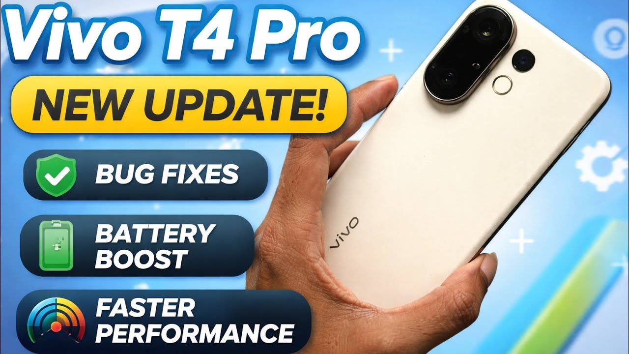 (Malayalam)Vivo T4 Pro New Software Update 🔥 Bug Fixes, Battery Improvement & Performance Boost!