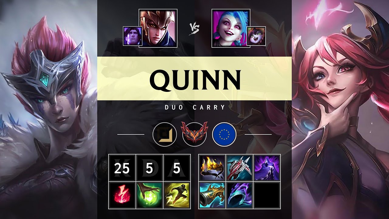 Quinn ADC vs Jinx - EUW Grandmaster Patch 25.14
