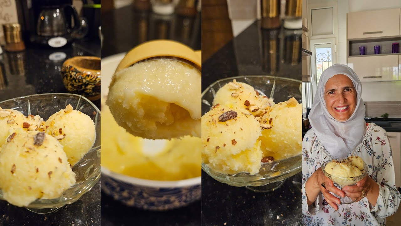 Glace à la vanille //مثلجات بنكهة الفانيليا