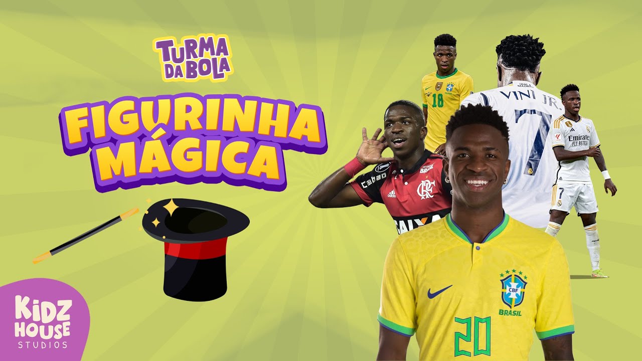 Vini Jr. - Figurinha Mágica | Turma da Bola TV