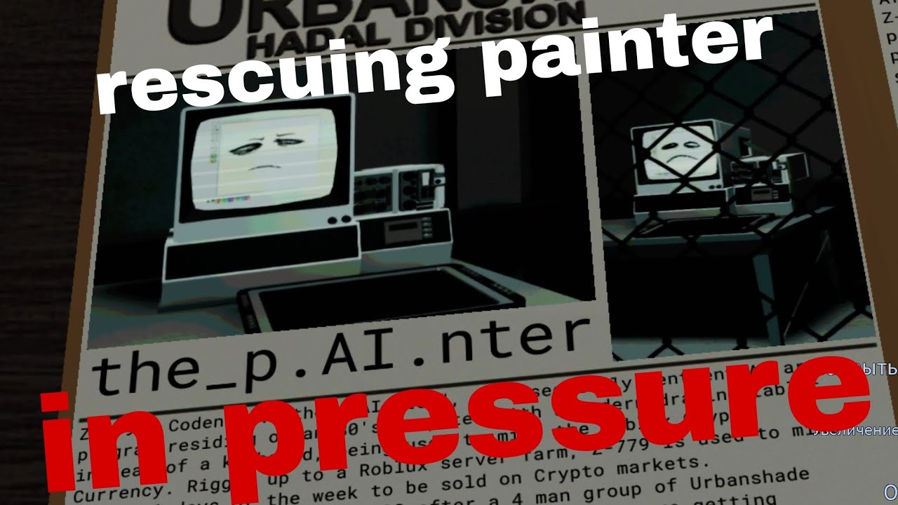 rescuing painter :D | pressure | roblox